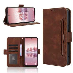 For TCL 60 SE NxtPaper 5G Skin Feel Calf Texture Card Slots Leather Phone Case(Brown)