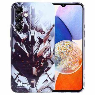 For Samsung Galaxy A14 5G Painted Pattern Precise Hole PC Phone Case(Golden Robot)