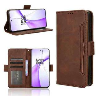 For OnePlus Ace 3V 5G Skin Feel Calf Texture Card Slots Leather Phone Case(Brown)