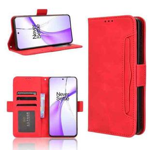 For OnePlus Nord CE4 5G Skin Feel Calf Texture Card Slots Leather Phone Case(Red)