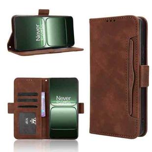 For OnePlus Ace 5 Racing 5G Skin Feel Calf Texture Card Slots Leather Phone Case(Brown)