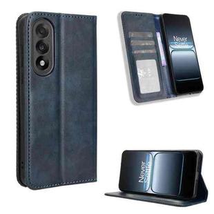 For OnePlus Ace 5 Ultra 5G Magnetic Buckle Retro Texture Leather Phone Case(Blue)