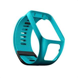 For Tomtom 2 / 3 Universal Silicone Watch Band(Blue Green)