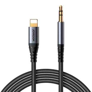 JOYROOM SY-A06 Transsion Series 8 Pin to 3.5mm AUX Audio Adapter Cable, Length: 1.2m(Black)