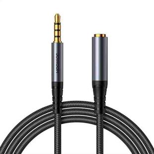 JOYROOM SY-A09 Transsion Series 3.5mm to 3.5mm Female AUX Audio Adapter Cable, Length: 1.2m(Black)