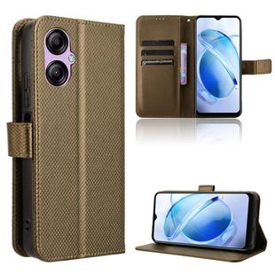 For BLU G53 Diamond Texture Leather Phone Case(Brown)