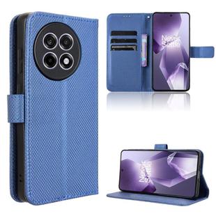 For OnePlus Ace 5 5G / 5 Pro 5G / 13R 5G Diamond Texture Leather Phone Case(Blue)