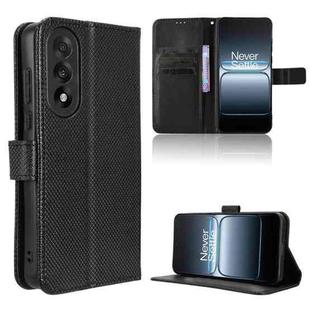 For OnePlus Ace 5 Ultra 5G Diamond Texture Leather Phone Case(Black)