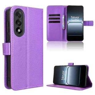 For OnePlus Ace 5 Ultra 5G Diamond Texture Leather Phone Case(Purple)