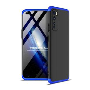 For OnePlus Nord GKK Three Stage Splicing Full Coverage PC Protective Case(Black Blue)