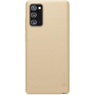 For Samsung Galaxy Note 20 NILLKIN Frosted Concave-convex Texture PC Protective Case(Gold)
