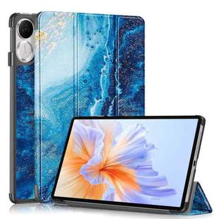 For Honor Pad V9 11.5 Custer Painted 3-Fold Leather Tablet Case(Wave)
