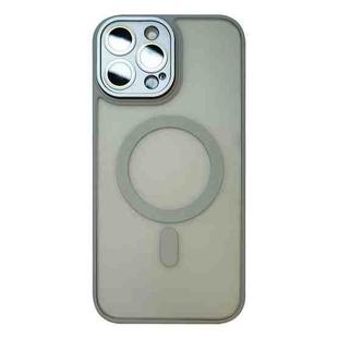 For iPhone 15 Pro Max Skin Feel MagSafe Phone Case with Lens Film(Primary Color)