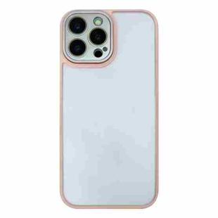 For iPhone 15 Pro Skin Feel Phone Case with Lens Film(Pink)