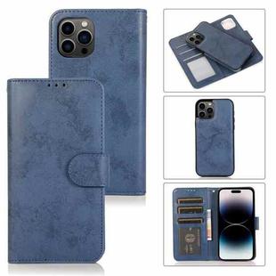 For iPhone 15 Pro 2 in 1 Detachable Phone Leather Case(Dark Blue)