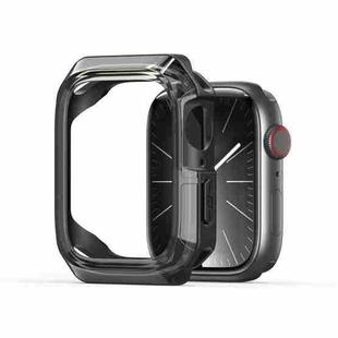 For Apple Watch 4 / 5 / 6 / SE 40mm DUX DUCIS Tamo Series Hollow PC + TPU Watch Protective Case(Translucent Black)