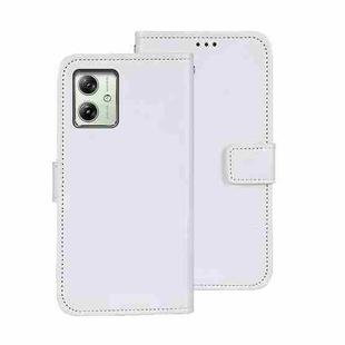 For Motorola Moto G54 5G EU idewei Crazy Horse Texture Leather Phone Case(White)