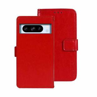 For Google Pixel 8 Pro idewei Crazy Horse Texture Leather Phone Case(Red)