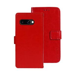 For Google Pixel 9a idewei Crazy Horse Texture Leather Phone Case(Red)