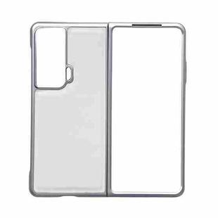 For Honor Magic Vs Metallic Paint Leather Phone Case(White)