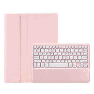 For Honor Pad 9 AH19 TPU Ultra-thin Detachable Bluetooth Keyboard Tablet Leather Case(Pink)