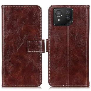 For Asus ROG Phone 8 Retro Crazy Horse Texture Leather Phone Case(Brown)