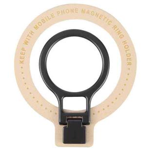 CPS-050 Adhesive MagSafe Magnetic Ring Phone Ring Holder(Gold)