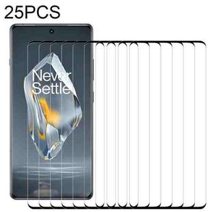 For OnePlus Ace 4 25pcs 9H HD 3D Curved Edge Tempered Glass Film(Black)