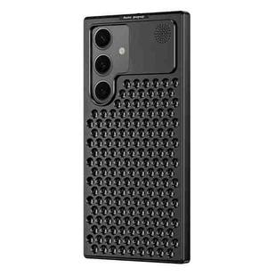 For Samsung Galaxy S24+ 5G R-JUST RJ58 Aromatherapy Metal Cooling Phone Case(Black)