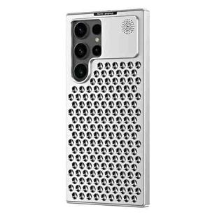 For Samsung Galaxy S23 Ultra 5G R-JUST RJ58 Aromatherapy Metal Cooling Phone Case(Silver)