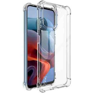 For Motorola Moto G04 4G/G24 4G imak Shockproof Airbag TPU Phone Case(Transparent)