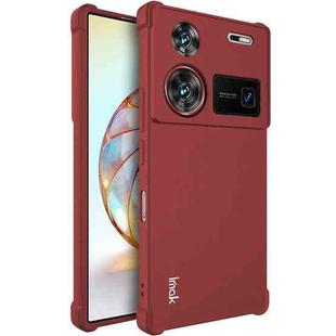 For ZTE nubia Z60 Ultra 5G imak Shockproof Airbag TPU Phone Case(Matte Red)