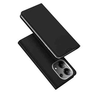 For Xiaomi Redmi Note 13 4G DUX DUCIS Skin Pro Series Flip Leather Phone Case(Black)