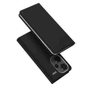 For Xiaomi Redmi Note 13 Pro+ 5G DUX DUCIS Skin Pro Series Flip Leather Phone Case(Black)