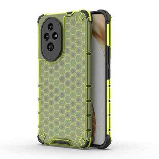 For Honor 200 Shockproof Honeycomb PC + TPU Protective Phone Case(Green)