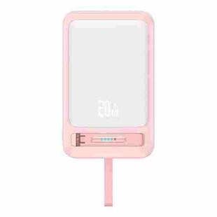 USAMS US-CD219 10000mAh PD20W Magnetic Fast Charge Power Bank(Pink)