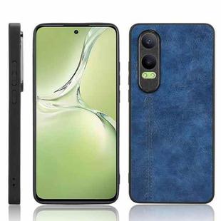 For OnePlus Nord CE4 Lite Cow Pattern Sewing Back Cover Phone Case(Blue)