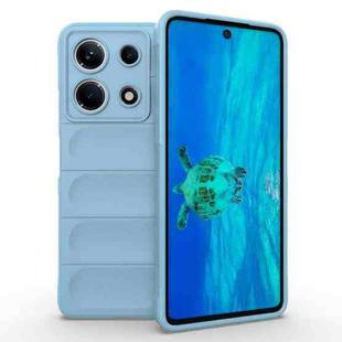 For Infinix Note 30 4G Magic Shield TPU + Flannel Phone Case(Light Blue)