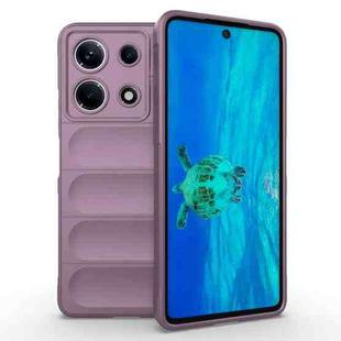 For Infinix Note 30 4G Magic Shield TPU + Flannel Phone Case(Purple)