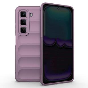 For Infinix Hot 50 4G Global Magic Shield TPU + Flannel Phone Case(Purple)