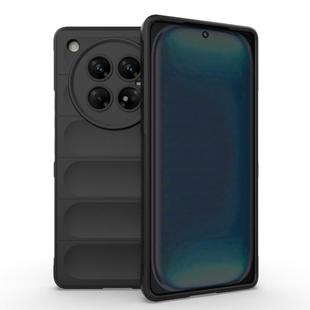For Infinix Zero 40 5G Global Magic Shield TPU + Flannel Phone Case(Black)