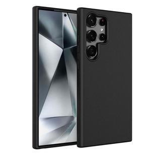 For Samsung Galaxy S25 Ultra 5G Wheat Straw Material + TPU Phone Case(Black)