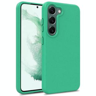 For Samsung Galaxy S25+ 5G Wheat Straw Material + TPU Phone Case(Green)