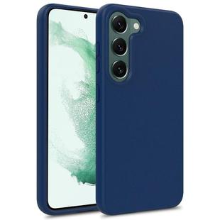 For Samsung Galaxy S25+ 5G Wheat Straw Material + TPU Phone Case(Blue)