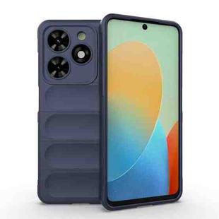 For Tecno Spark Go 2024 / 20C / Pop 8 Magic Shield TPU + Flannel Phone Case(Dark Blue)