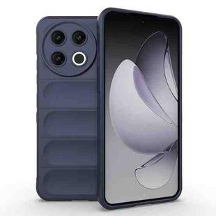 For Tecno Spark 30 Pro Global Magic Shield TPU + Flannel Phone Case(Dark Blue)