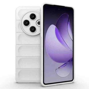 For Tecno Spark 30 4G Global Magic Shield TPU + Flannel Phone Case(White)