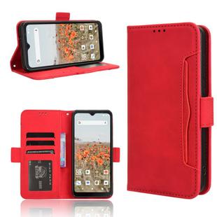 For Consumer Cellular Iris Connect Skin Feel Calf Texture Card Slots Leather Phone Case(Red)