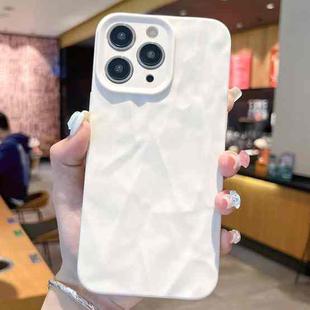 For iPhone 11 Pro Max Frosted Wrinkles Texture TPU Phone Case(White)