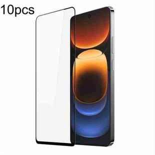 For vivo iQOO 12 10pcs DUX DUCIS 0.33mm 9H Medium Alumina Tempered Glass Film